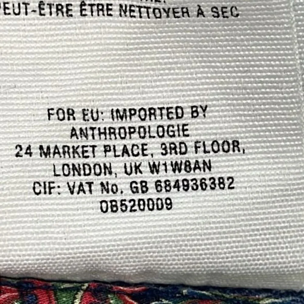Pilcro and the Letterpress Denim Jean Button Front Skirt Seamed Panels A Line 10
